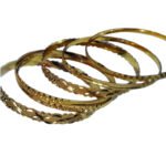 6p Golden Bangle